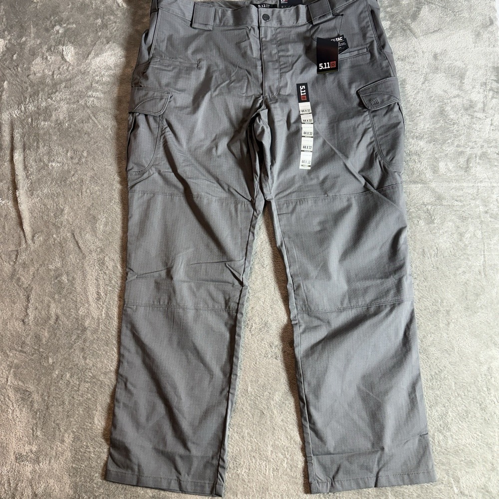 5.11 Tactical Stryke Pant Mens 44x32 Gray Ripstop Cargo Work Pants NEW NWT
